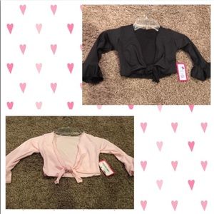 Childs Bell Sleeve Wrap Dance Cardigan Shrug Wrap jacket Top… Choose Color NWT